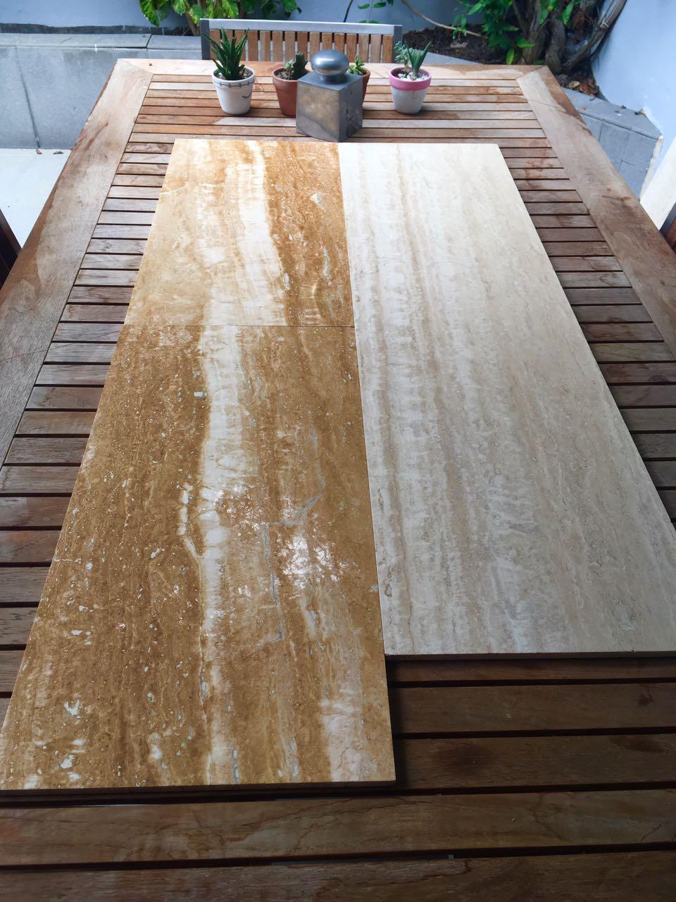 Tangerine Travertine Tiles